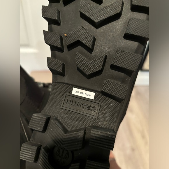HUNTER Commando Boots Size 7 - Picture 11 of 13